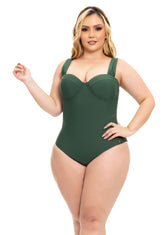 REF/ E041 - ENTERIZO ARALIA UNICOLOR